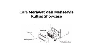 Cara Merawat dan Menservis Kulkas Showcase