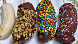 Es Pisang Coklat Enak dan Sederhana